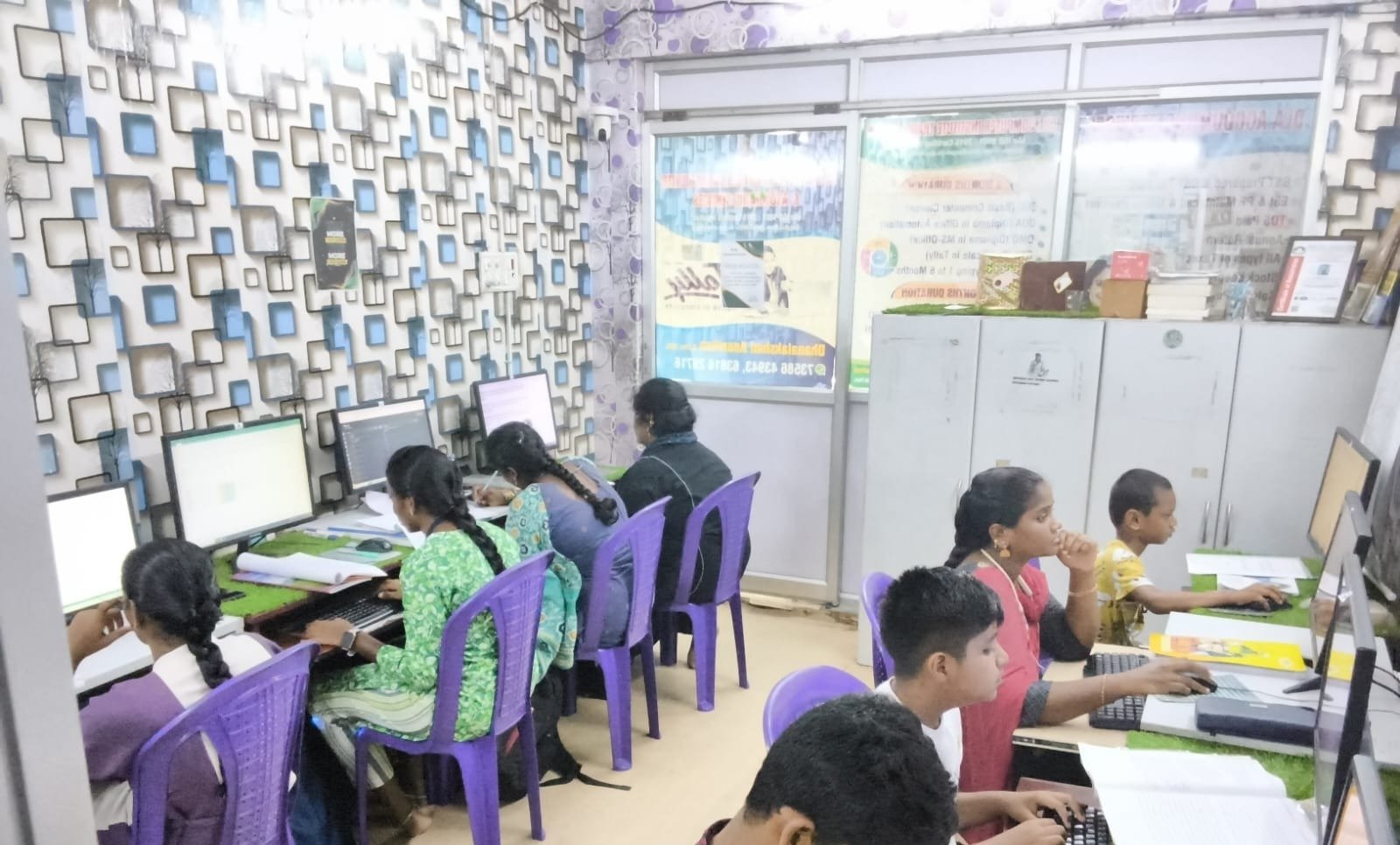 Inside DLA Institute & Training Centre classroom